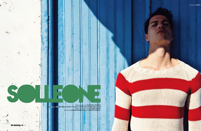 The Summer Heats Up with Sander Hoeksma by Matteo Felici for HUF Magazine
