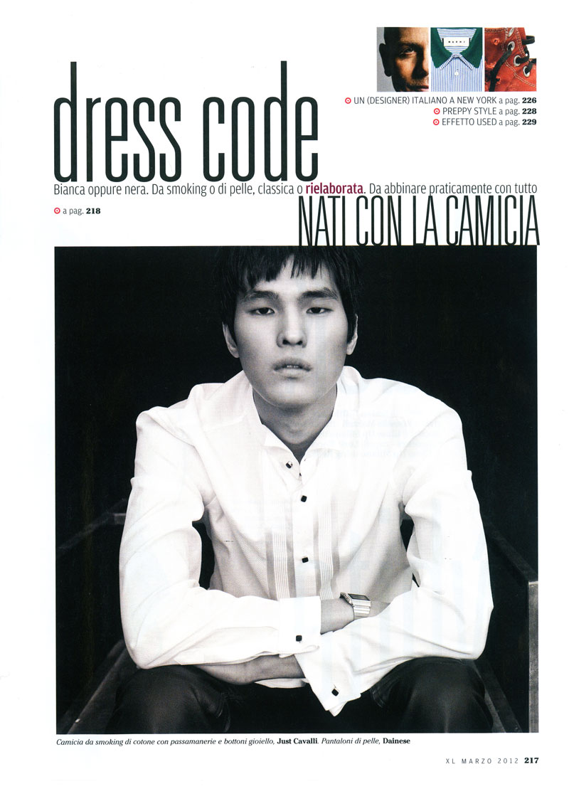 Sangil Kim by Stefan Giftthaler for XL Magazine