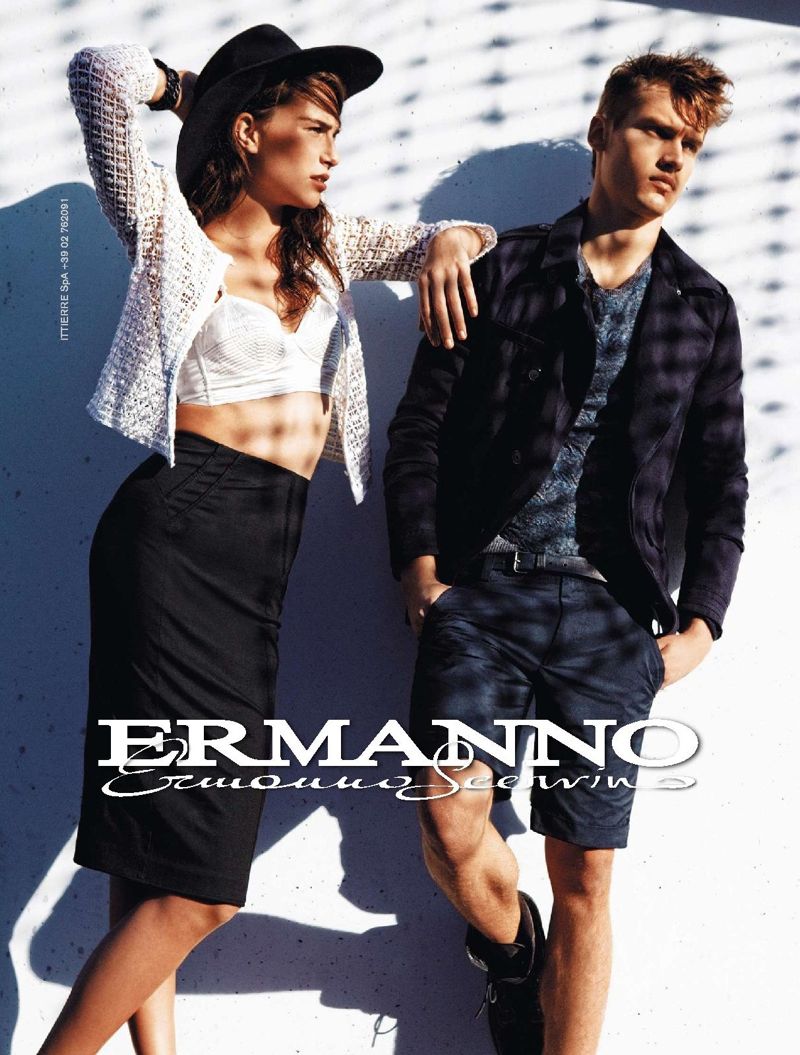 Vladimir Ivanov for Ermanno by Ermanno Scervino Spring/Summer 2012 Campaign