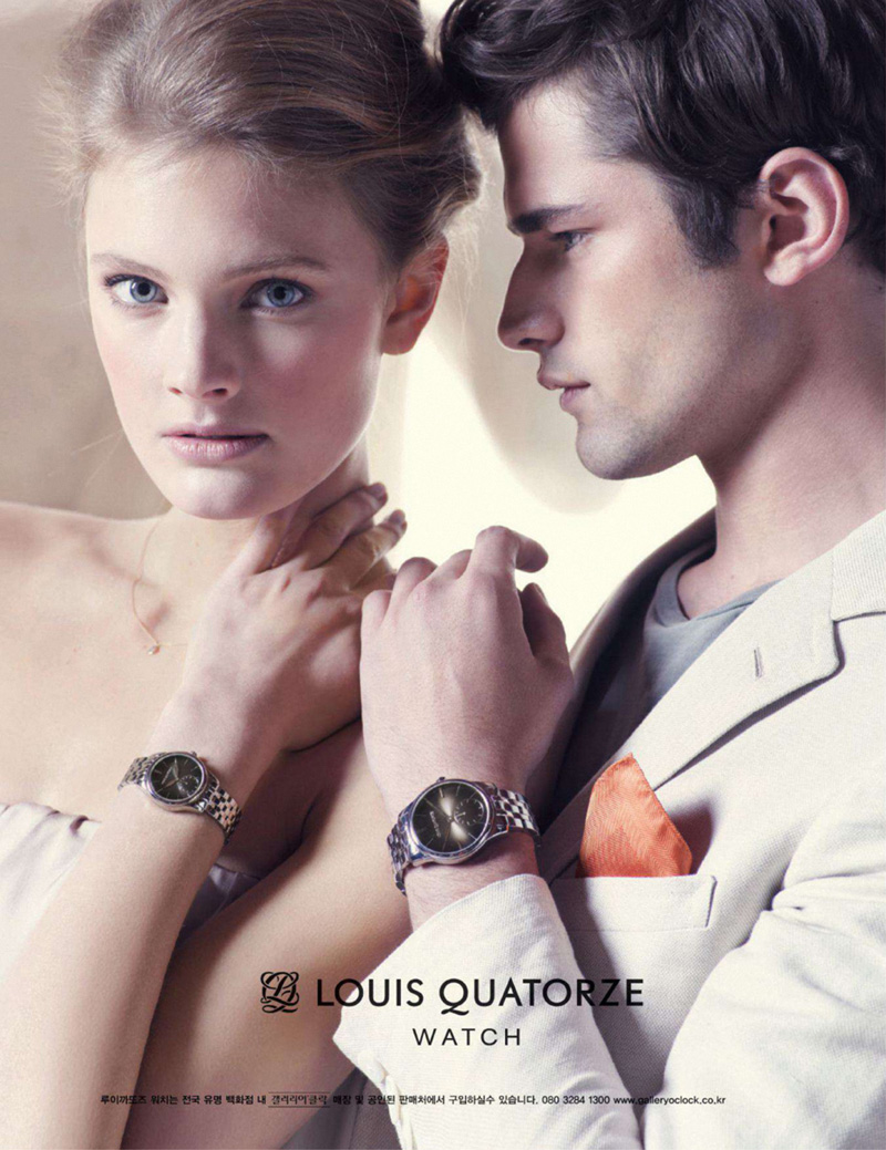 Sean O’Pry by Koto Bolofo for Louis Quatorze Spring/Summer 2012 Watches Campaign
