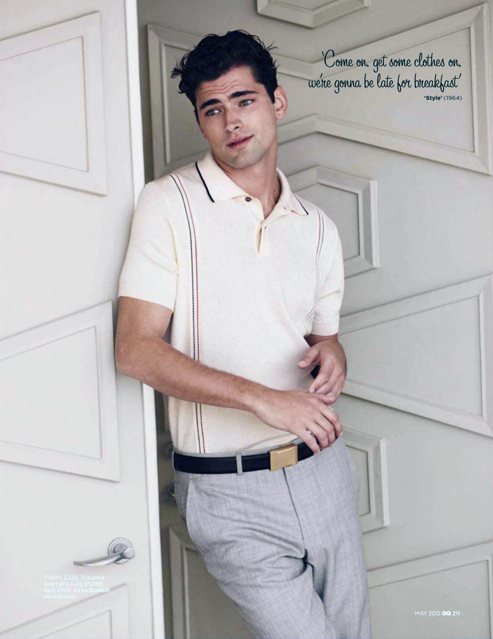 Sean O’Pry by Guy Aroch for GQ UK