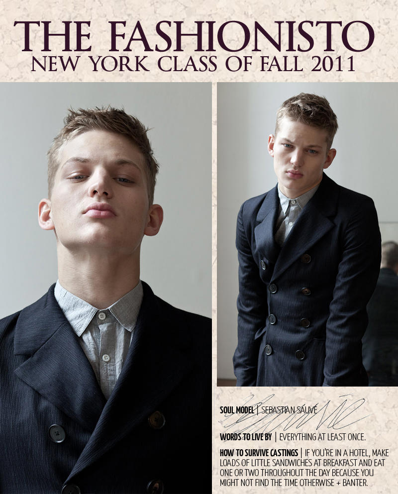 New York Class of Fall 2011 | Sebastian Sauvé by Steven Chu