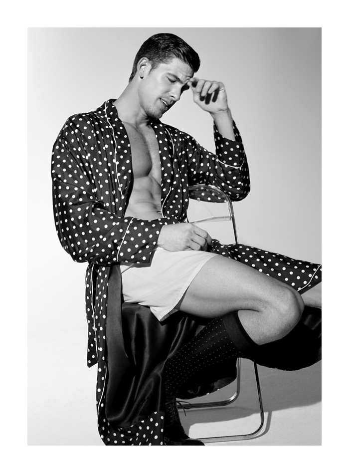 Adam Senn in Dolce & Gabbana by Paolo Zerbini for Icon Panorama