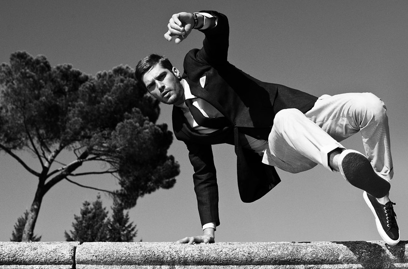 Sergio Pankov by Dennison Bertram for Larusmiani Spring/Summer 2012 Campaign