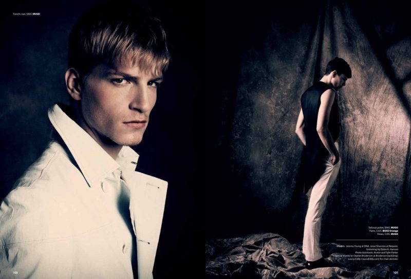 Jeremy Young & Jesse Shannon by Matthew Lyn for Essential Homme