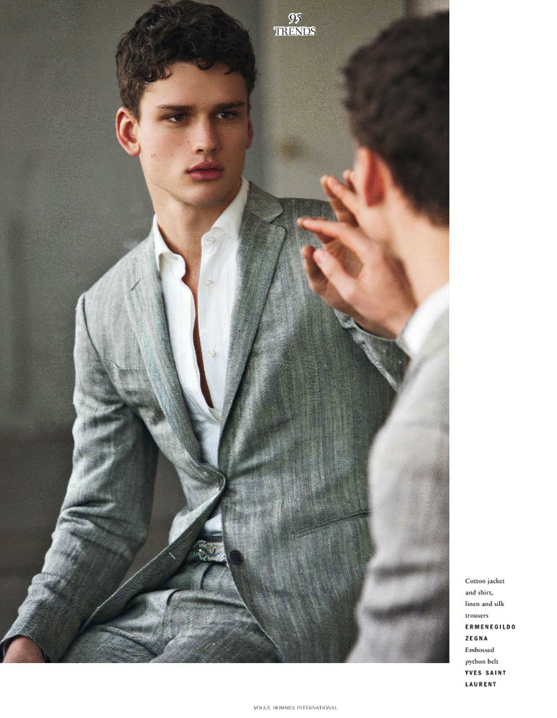 Simon Nessman by David Armstrong for Vogue Hommes International