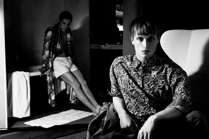 Adrien Brunier & Steven Chevrin by Emmanuel Giraud for Tangent