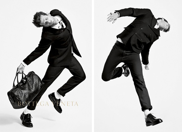 Terron Wood by Robert Longo for Bottega Veneta Fall 2010 Campaign