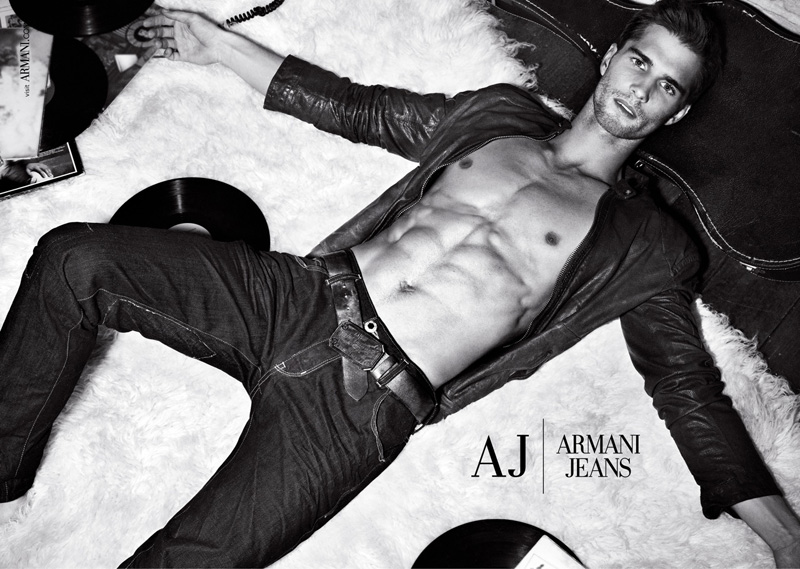 Tomas Skoloudik on Display for Armani Jeans Spring/Summer 2012 Campaign