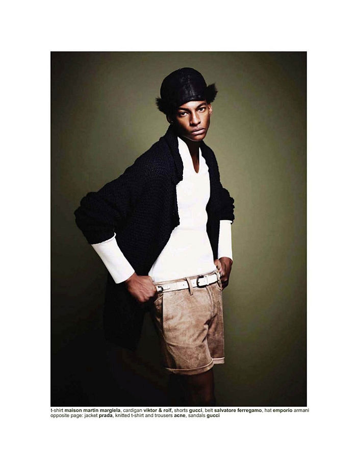 Ty Ogunkoya by Diego Merino for Collezioni Uomo Russia