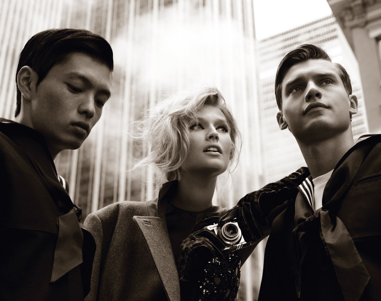 Vladimir Ivanov & Satoshi Toda are Sailors for German Vogue
