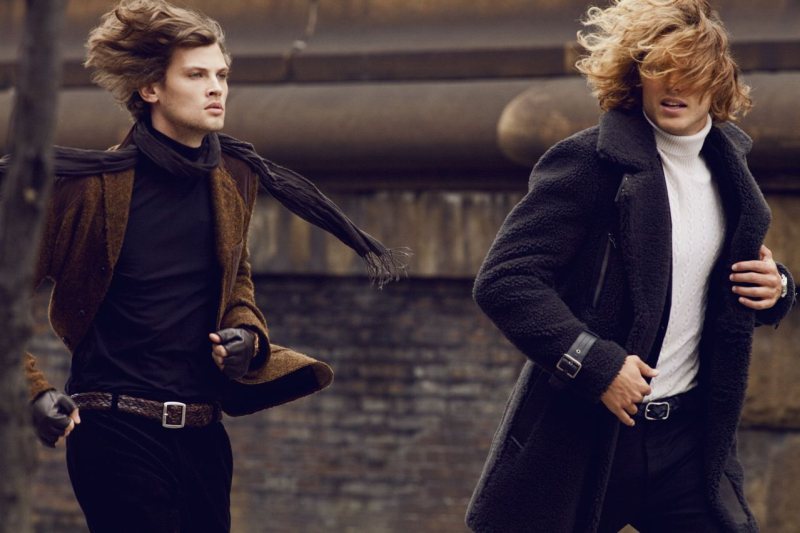 Taylor Fuchs & Mihaly Sepreny by Alexander Neumann for Vogue Mexico Hombre