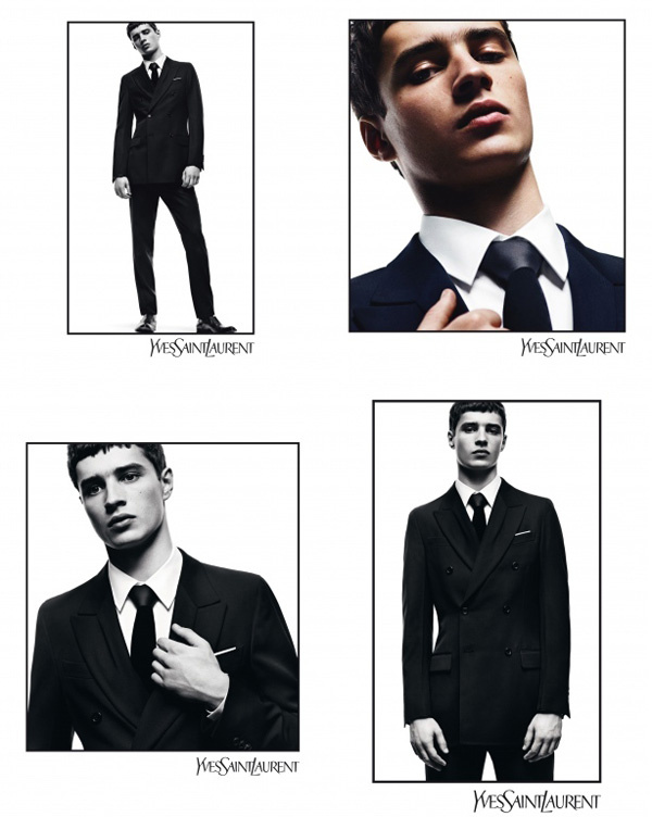 Adrien Sahores by Kacper Kasprzyk for Yves Saint Laurent Fall 2010 Campaign