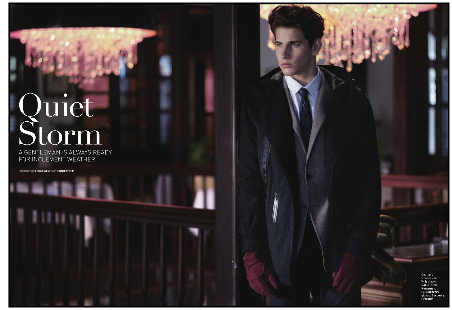 Krystof Smidl Stays Dry for August Man Singapore