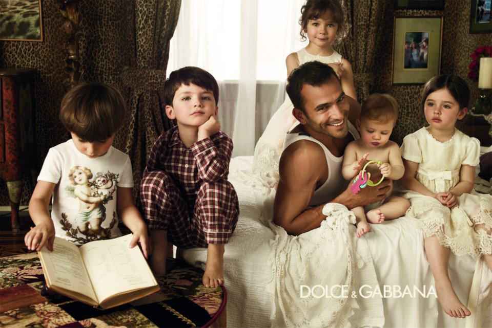 Enrique Palacios is all Smiles for Dolce & Gabbana Fall/Winter 2012 Childrens Campaign