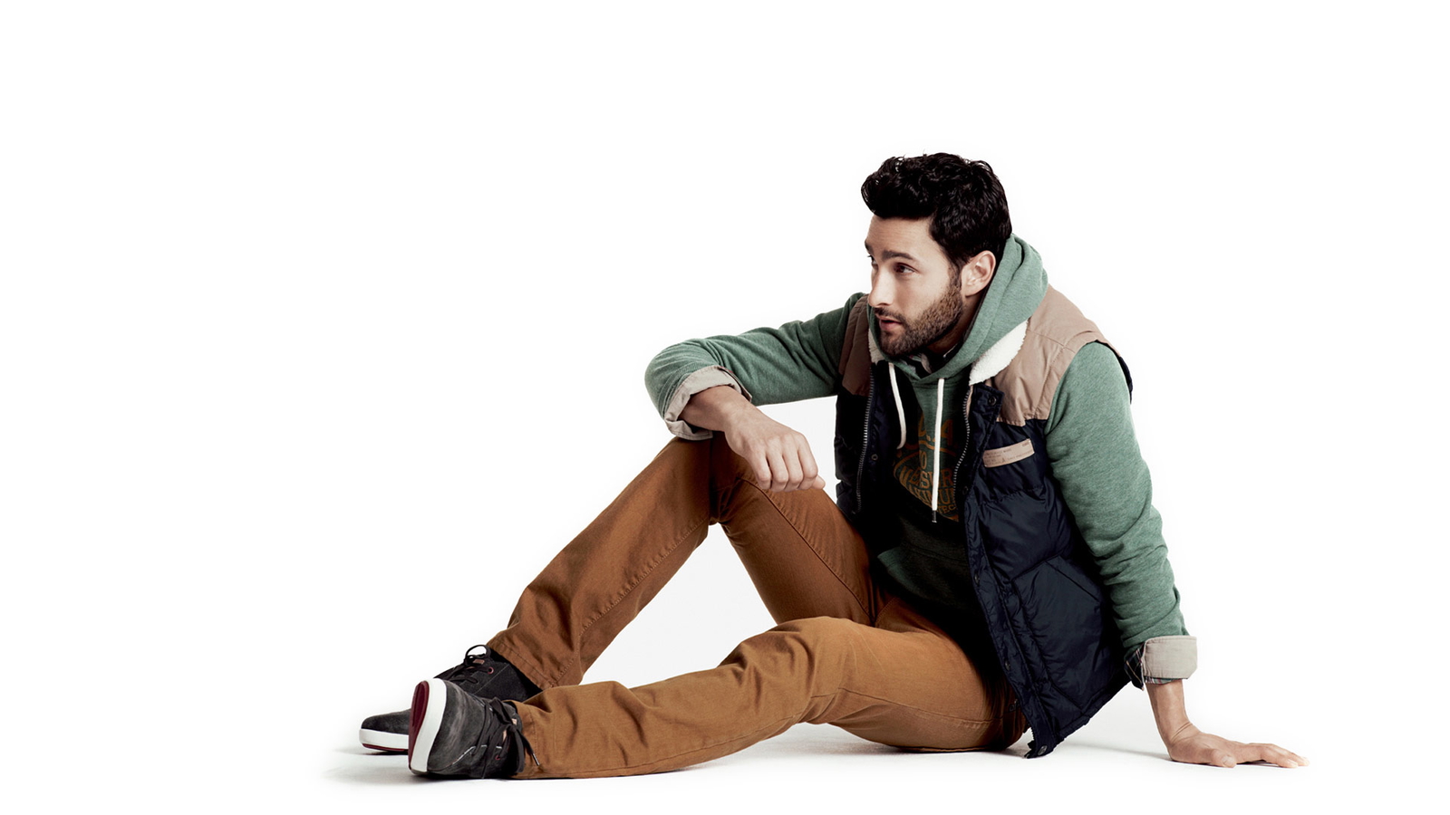 Noah Mills Models a Relaxed Fall/Winter 2012 Collection from Esprit