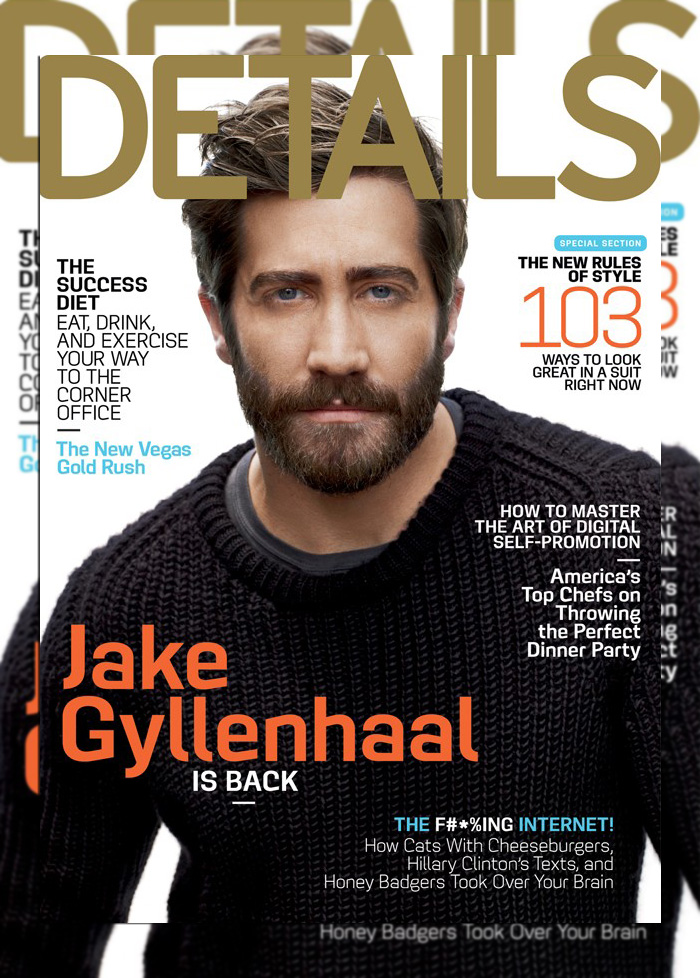 Jake Gyllenhaal Snags the September Cover of Details