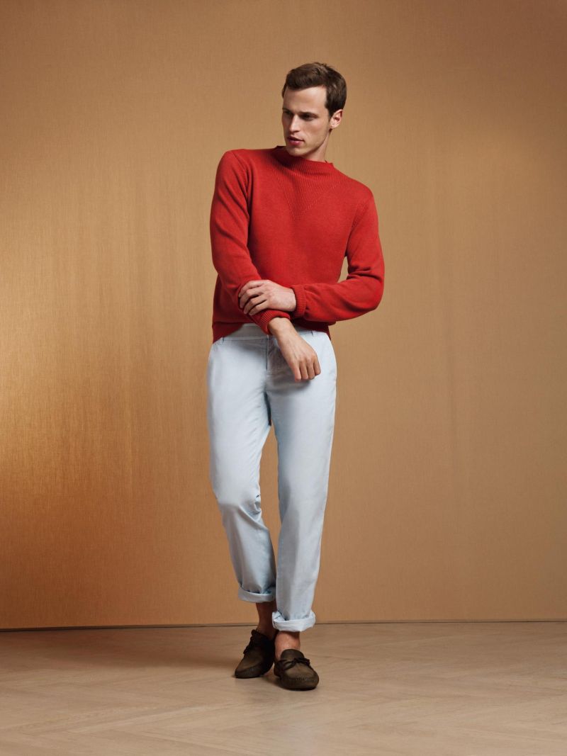 Lars Burmeister Steps Out for Façonnable Pre-Fall 2012 Lookbook