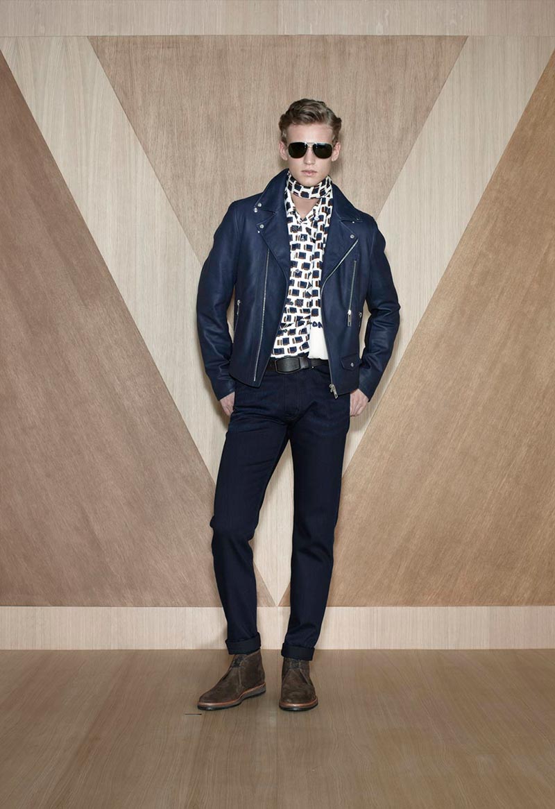 An Eye-Catching Alexander Johansson Graces Louis Vuitton Fall/Winter 2012 Lookbook