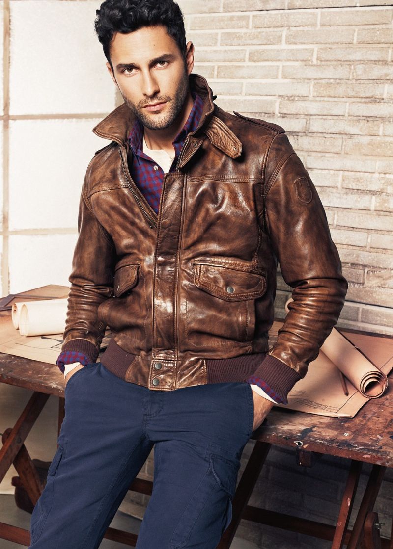 Noah Mills Returns to H.E. by Mango for a Look at Fall/Winter 2012