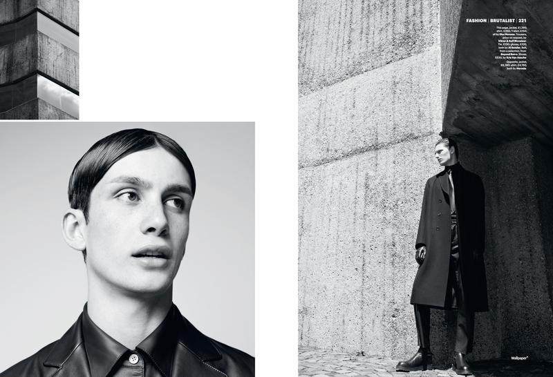 Demy Matzen & Ibra Cisse Wear Black Leather for Wallpaper
