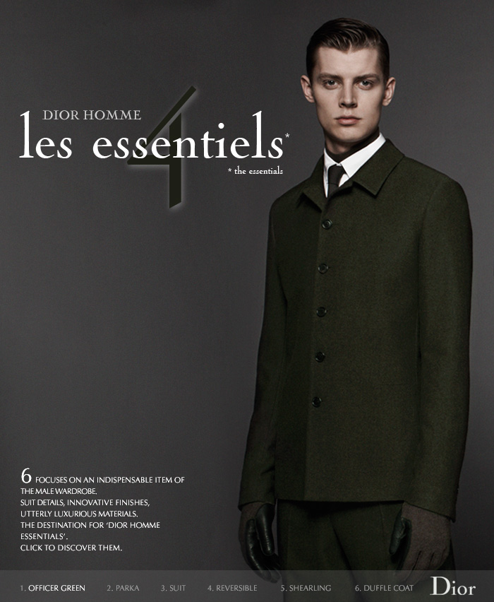 Janis Ancens Stuns in Military Green for Dior Homme Les Essentiels #4