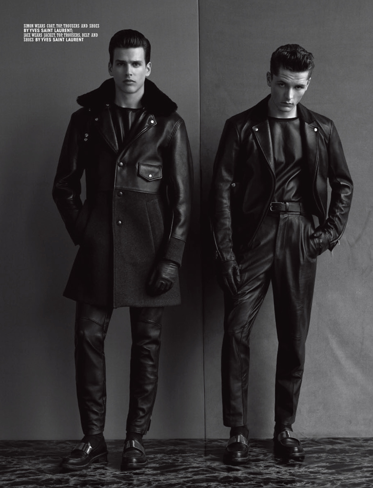 Simon Van Meervenne & Jace Moody Get a Black Leather Addiction for 10 Men