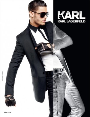 Baptiste Giabiconi Karl Lagerfeld Fall Winter 2012 Campaign 001