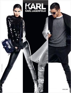 Baptiste Giabiconi Karl Lagerfeld Fall Winter 2012 Campaign 002