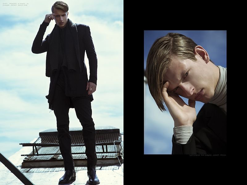Max Rendell & Stefan Lankreijer in 'September Sky' by Brent Chua for Fashionisto Exclusive