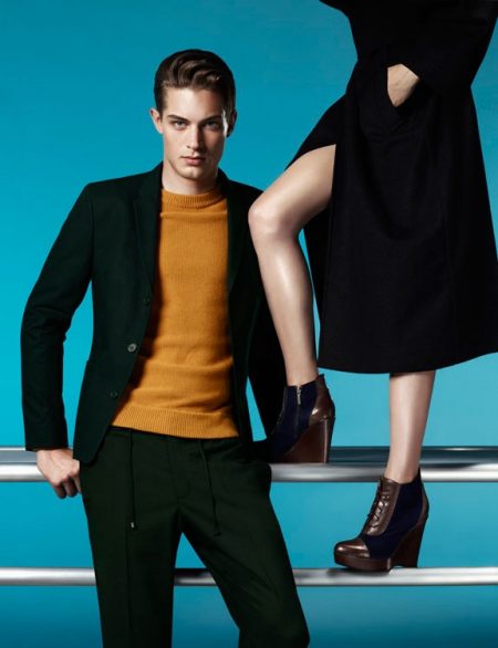 Greg Nawrat Puts a Strong Face Forth for Gino Rossi Fall/Winter 2012 Campaign