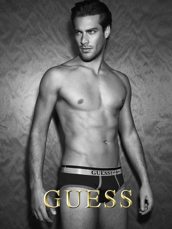 Goncalo Teixeira Stars in Guess' Fall/Winter 2012 Accessories & Underwear Campaign
