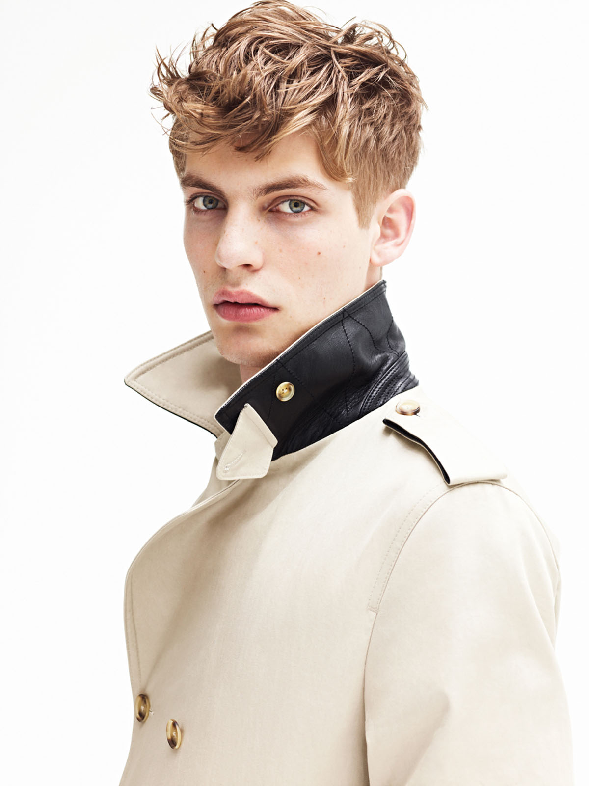 Baptiste Radufe is a Contemporary Vision in Sandro Fall/Winter 2012