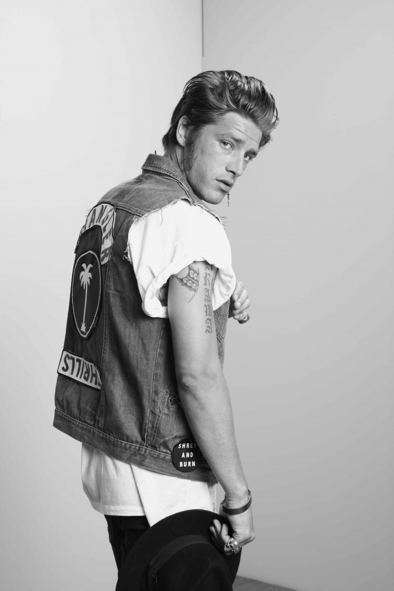 Vinnie Woolston is a Handsome Stranger for the Wrangler x THRILLS Capsule Collection