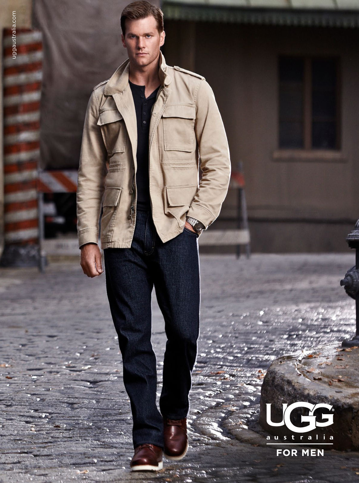 Tom Brady UGG for Men campaign image