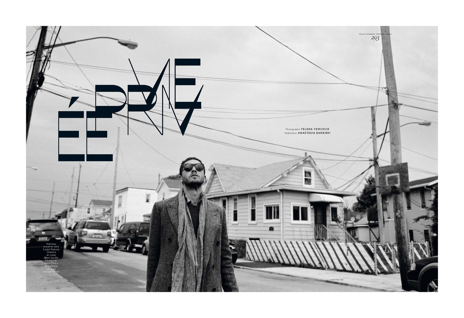 Actor Ebon Moss-Bachrach Roams the Streets for Vogue Hommes International