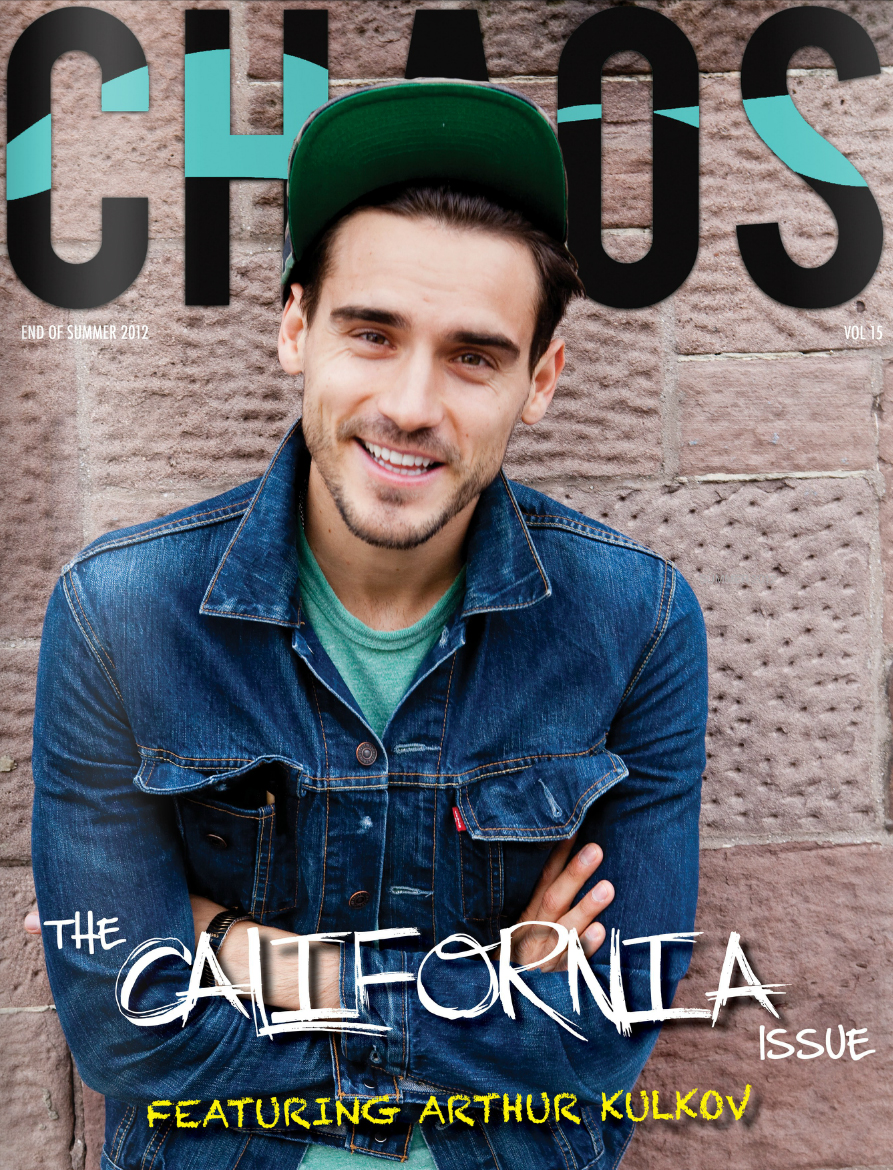 Arthur Kulkov Fronts Chaos’ End of Summer 2012 Issue