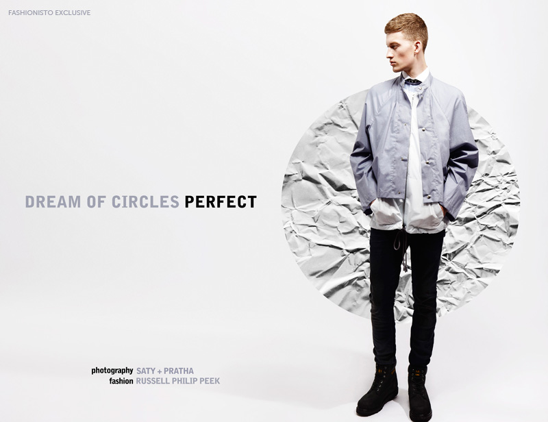 Bastian Thiery in 'Dream of Circles Perfect' by Saty + Pratha for Fashionisto Exclusive
