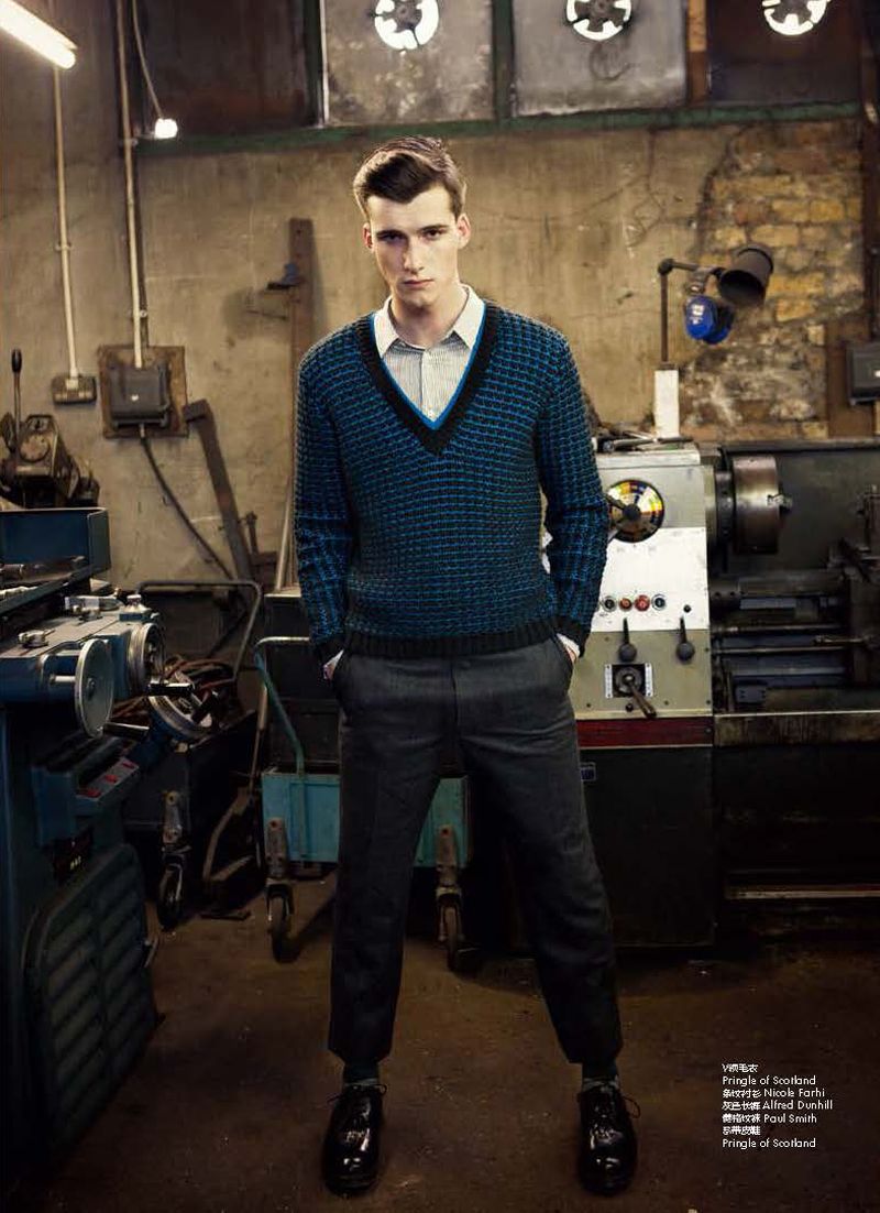 Johnny George & Darren Morgan Don Smart Styles for Elle Men China