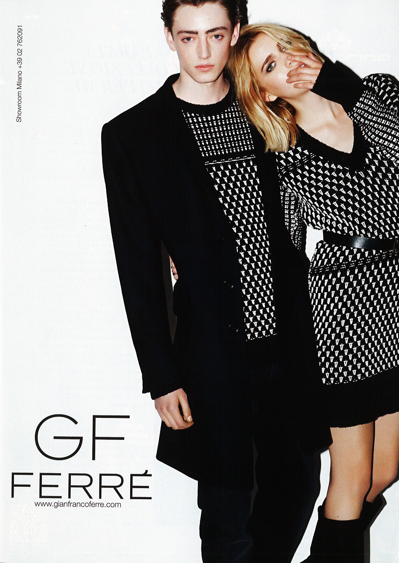 Ben Waters Fronts GF Ferré Fall/Winter 2012 Campaign