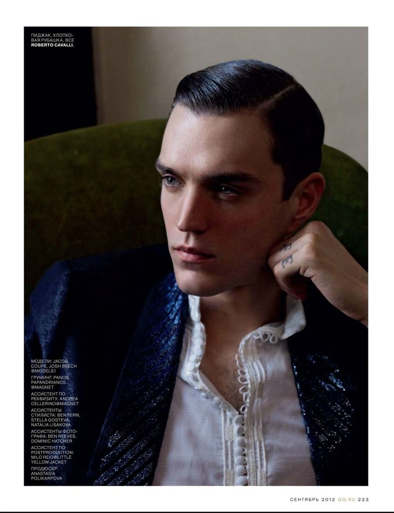 Jacob Coupe & Josh Beech are Luxe for GQ Russia