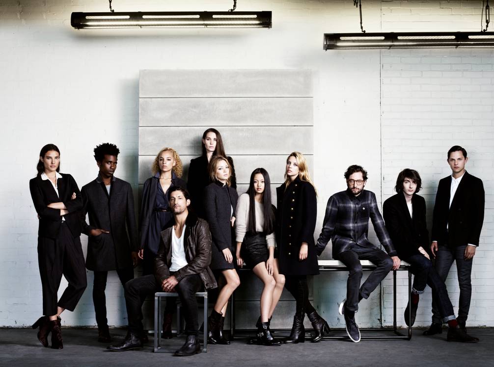 A Spectrum of Creative Talent Stars in AllSaints Fall/Winter 2012 Campaign