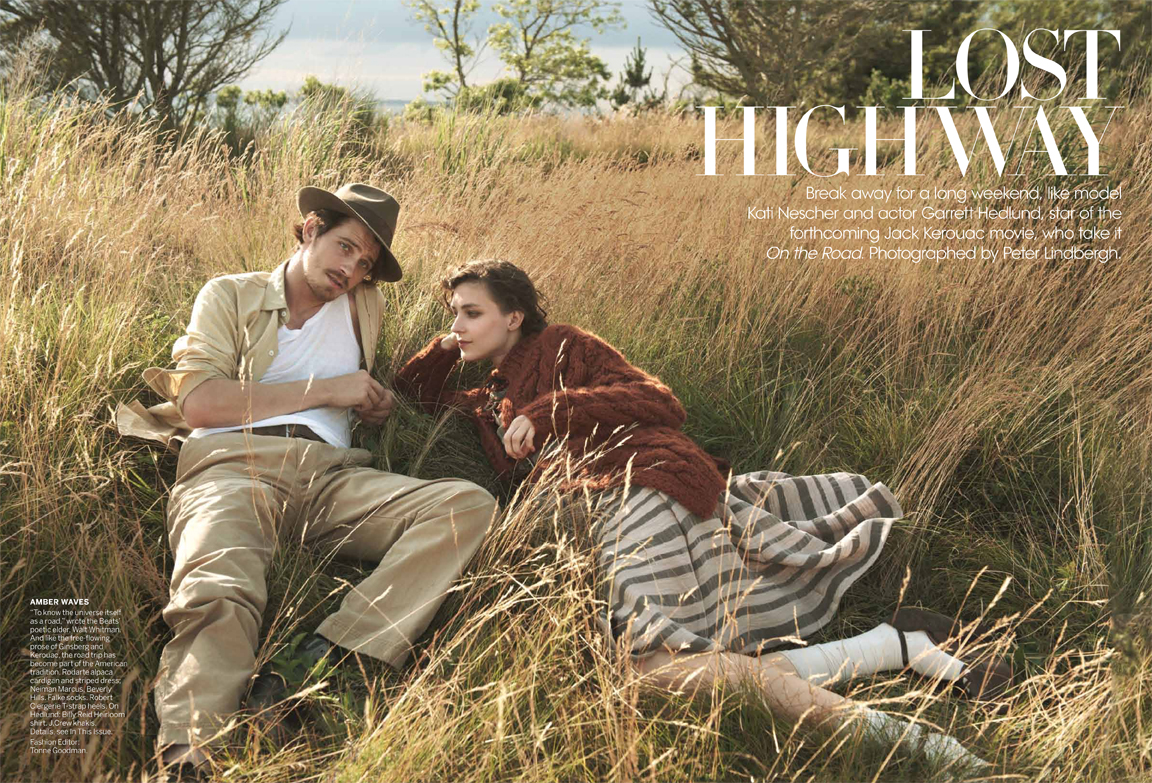Garrett Hedlund Embarks on a Romantic Getaway for US Vogue