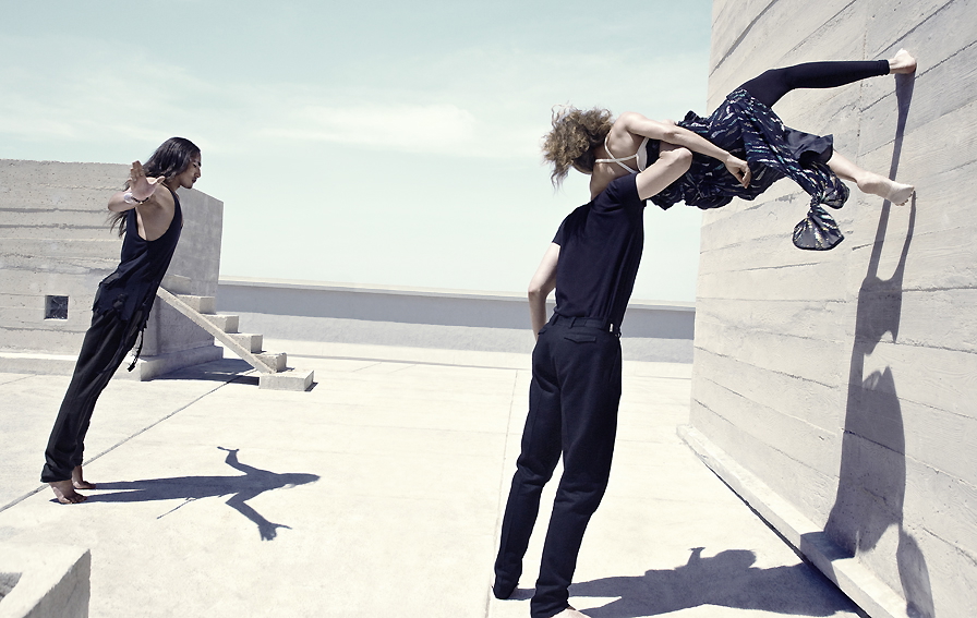 Willy Cartier & the Dancers of the Ballet National de Marseille Grace the Urban Landscape for Marie Claire Italia