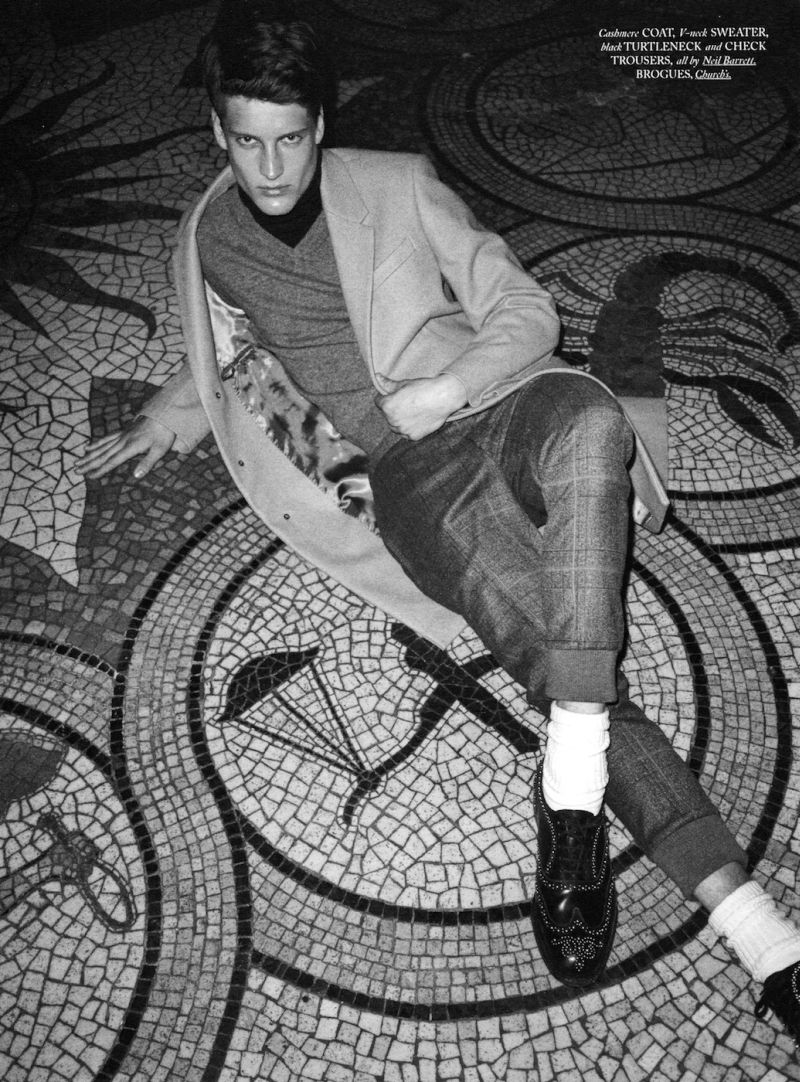 Tim Denyer Models Neil Barrett’s Fall/Winter 2012 Collection for Hercules