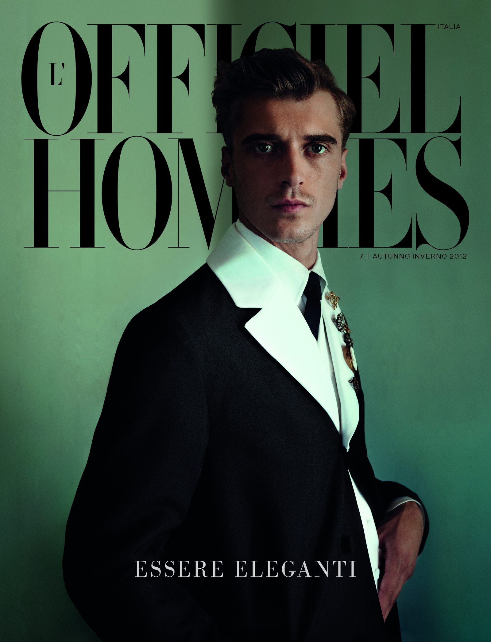 Clément Chabernaud Covers L’Officiel Hommes Italia #7 in Prada