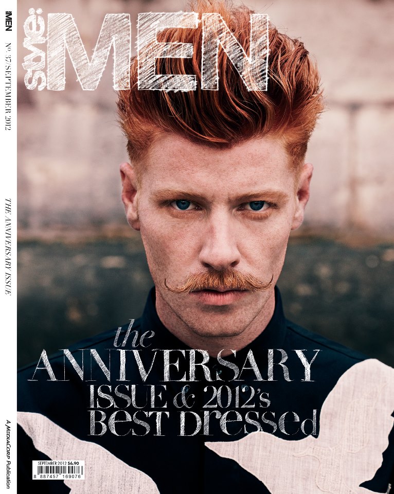 François Verkerk Dons Dior Homme for the Cover of Style: Men Singapore