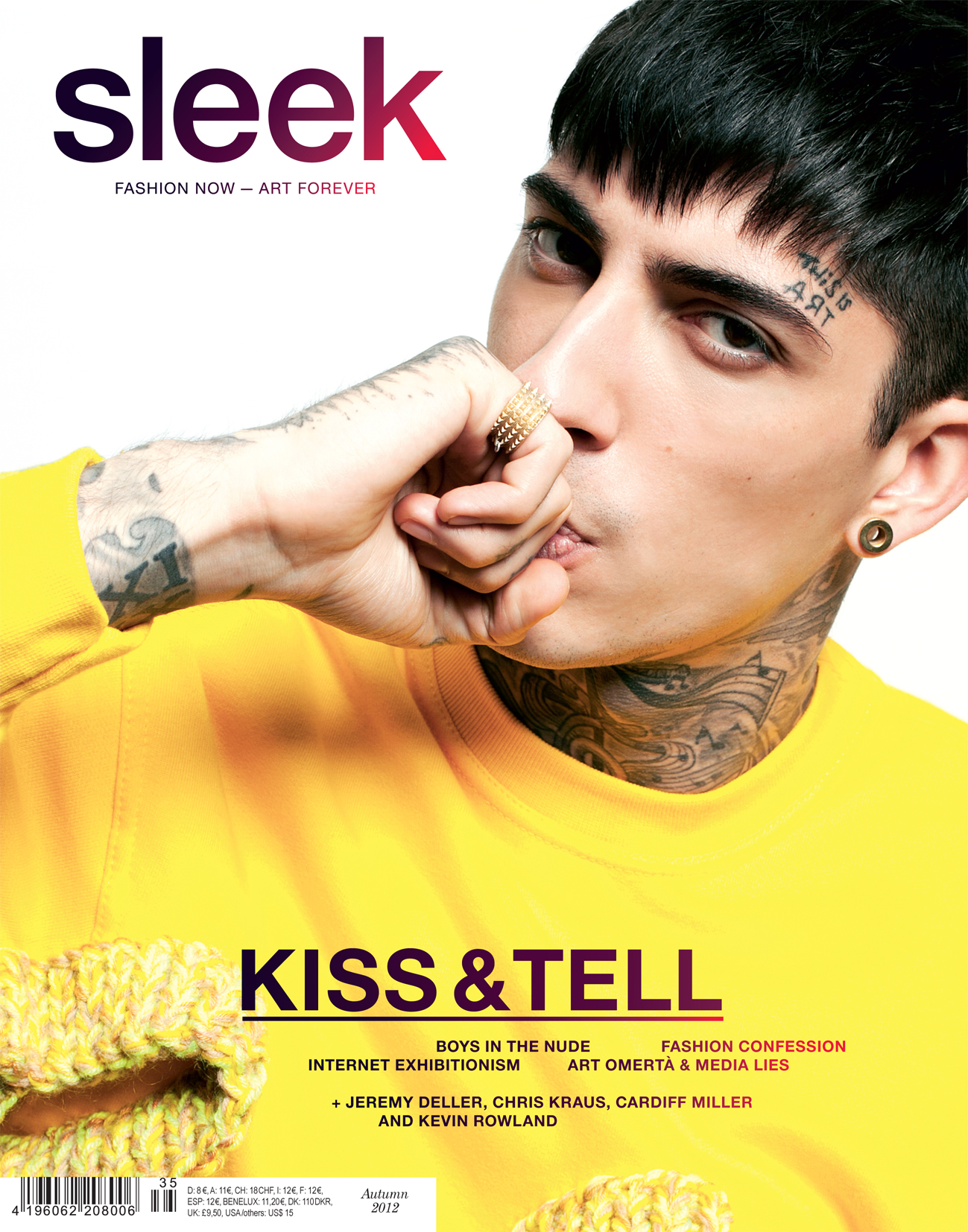 Bastian Thiery, Daniel Bamdad & Felix W Enter the Photobooth for Sleek's Fall 2012 Issue