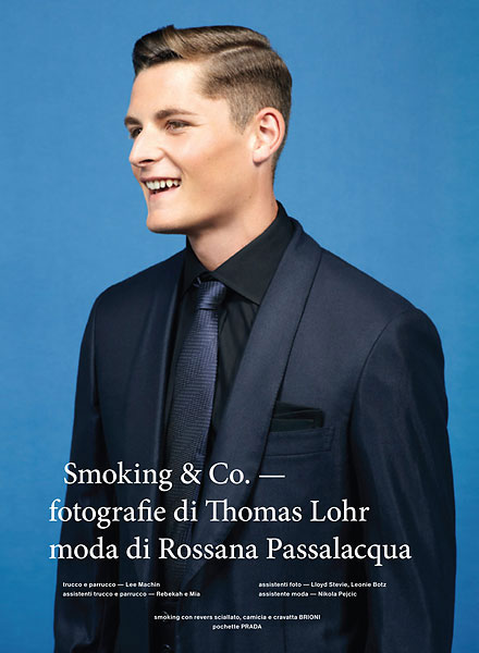Thomas Lohr Shoots a Cast of Smartly Dressed Gentlemen for Rivista Studio Magazine
