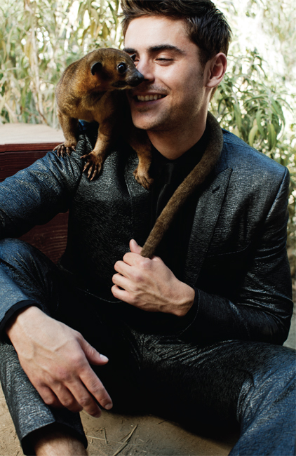 Zac Efron Gets in Touch with His Wild Side for Blackbook